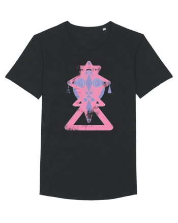 geometric mask Black