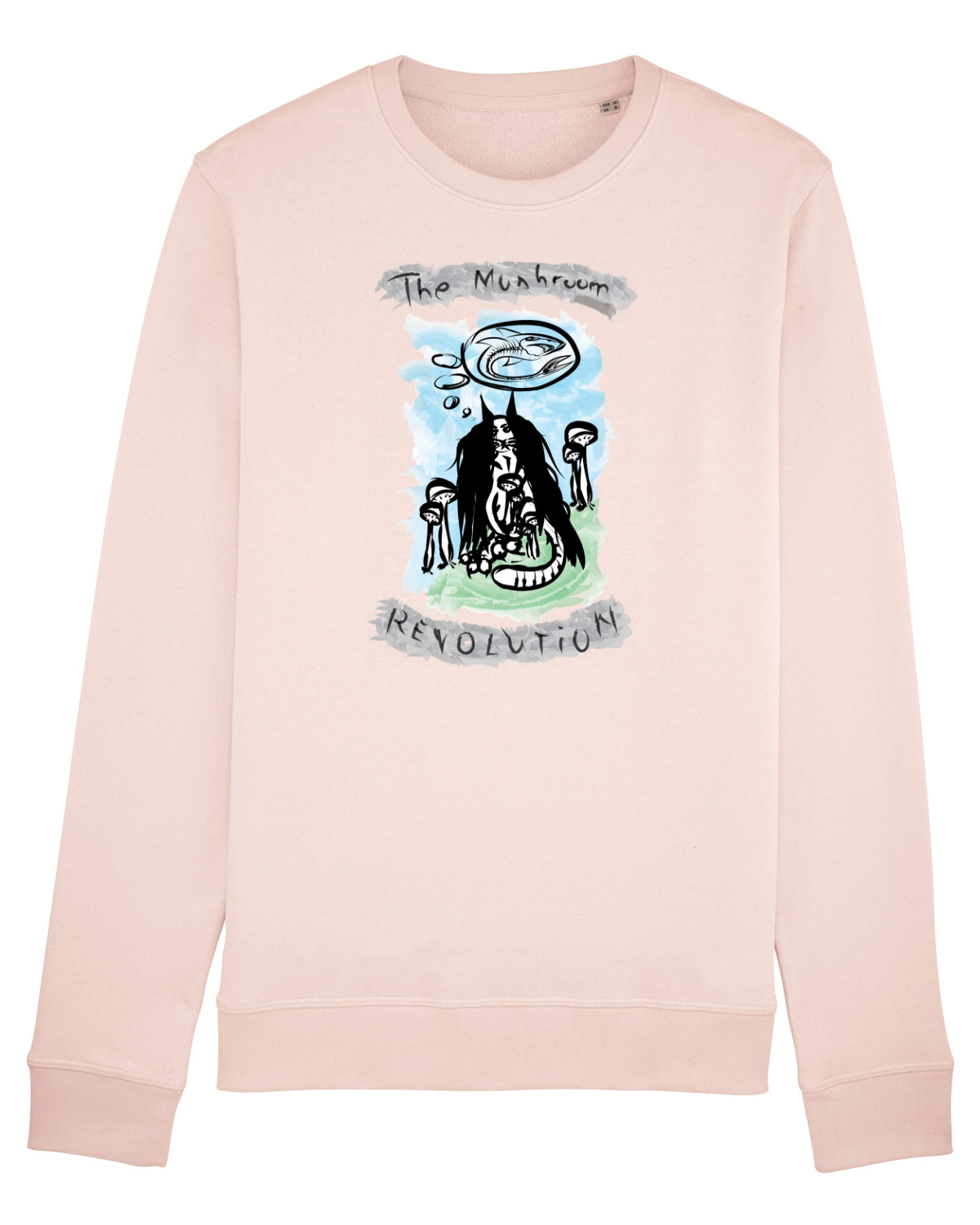 Bluză mânecă lungă Unisex Rise Candy Pink