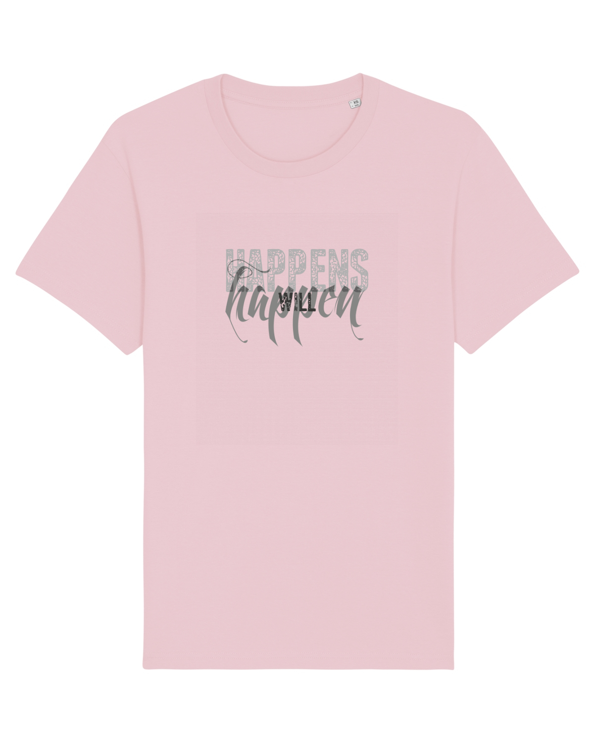 Tricou mânecă scurtă Unisex Rocker Cotton Pink