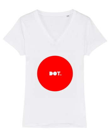 Red  DOT. White