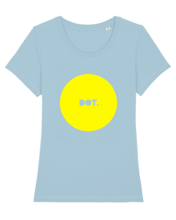 Yellow  DOT. Sky Blue