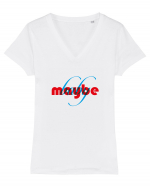 maybe baby Tricou mânecă scurtă guler V Damă Evoker