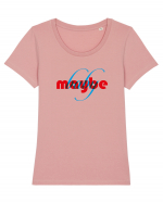 maybe baby Tricou mânecă scurtă guler larg fitted Damă Expresser