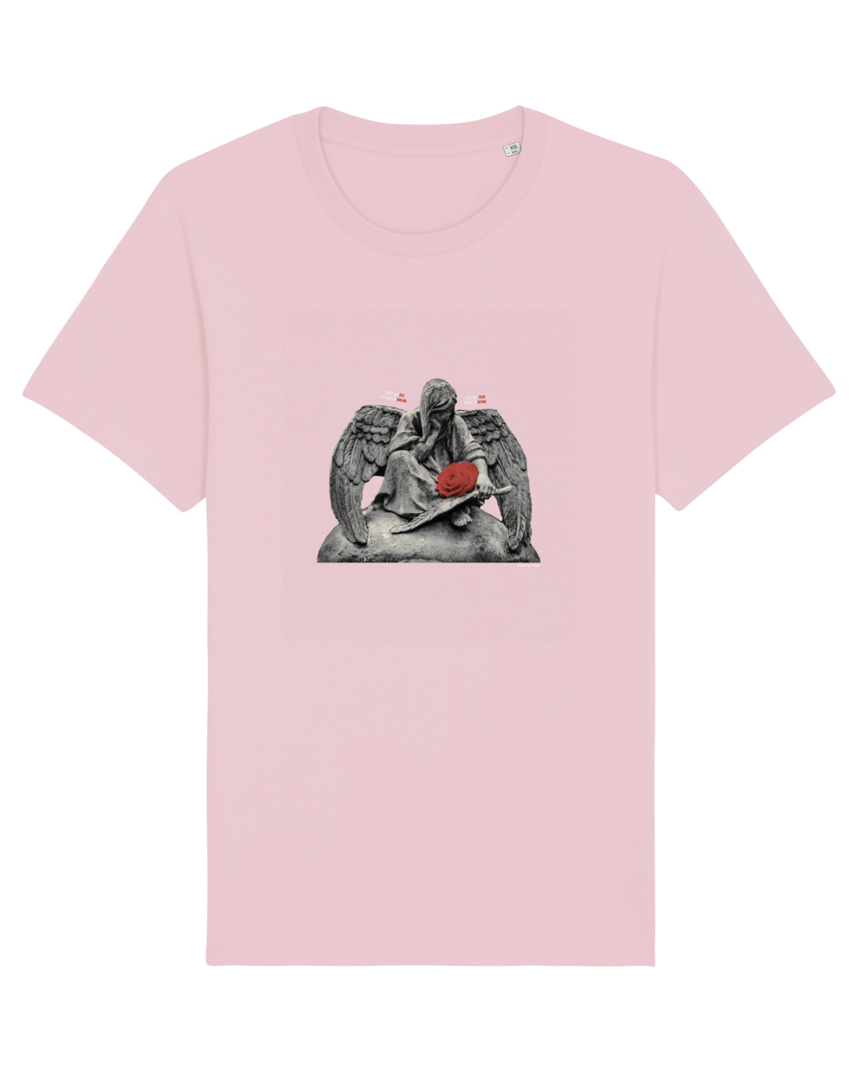 Tricou mânecă scurtă Unisex Rocker Cotton Pink