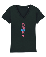 NO future Tricou mânecă scurtă guler V Damă Evoker