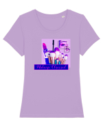 Makeup Obsessed Tricou mânecă scurtă guler larg fitted Damă Expresser