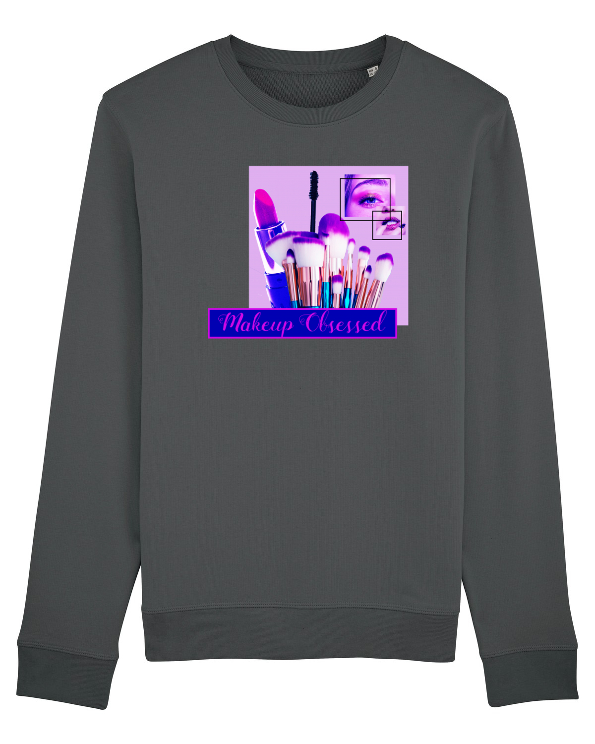 Bluză mânecă lungă Unisex Rise Anthracite