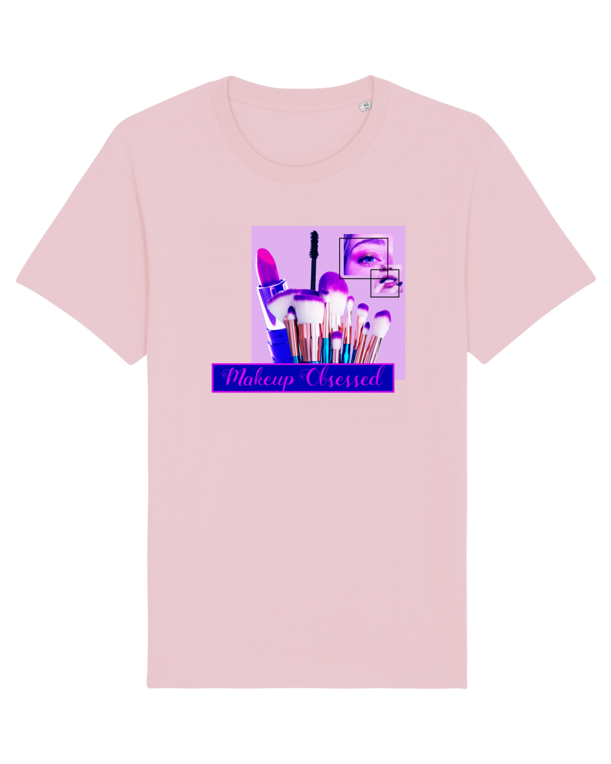 Tricou mânecă scurtă Unisex Rocker Cotton Pink