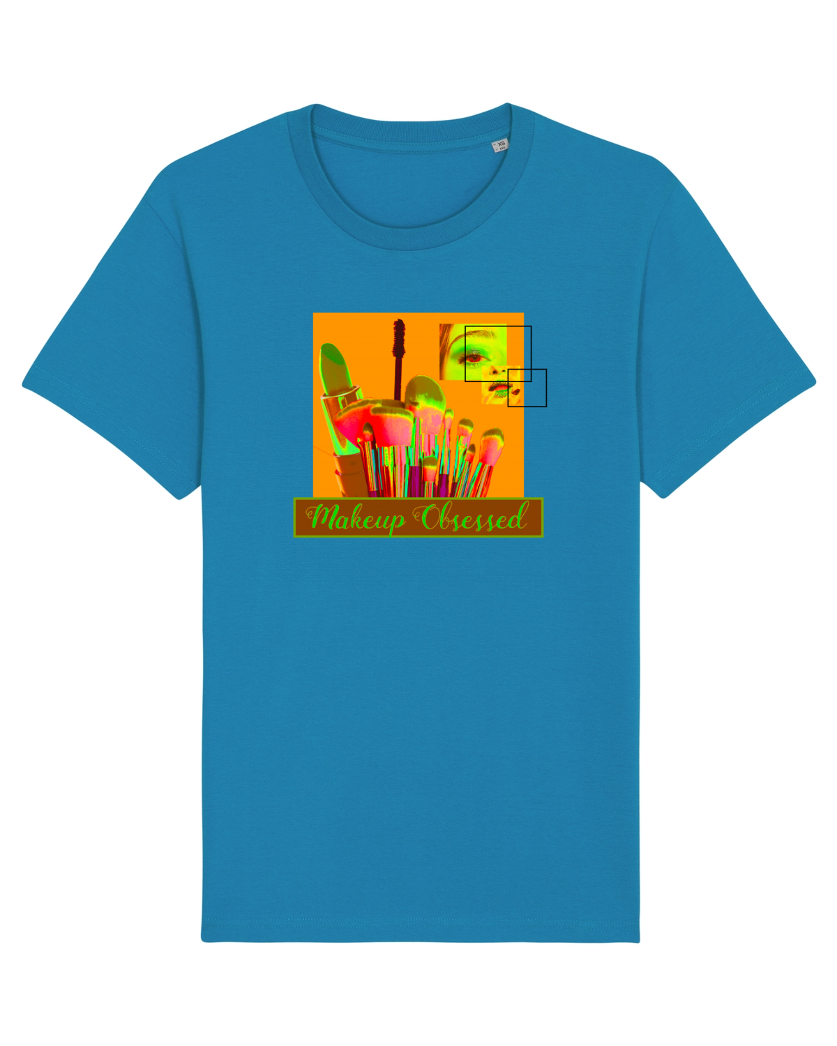 Tricou mânecă scurtă Unisex Rocker Azur