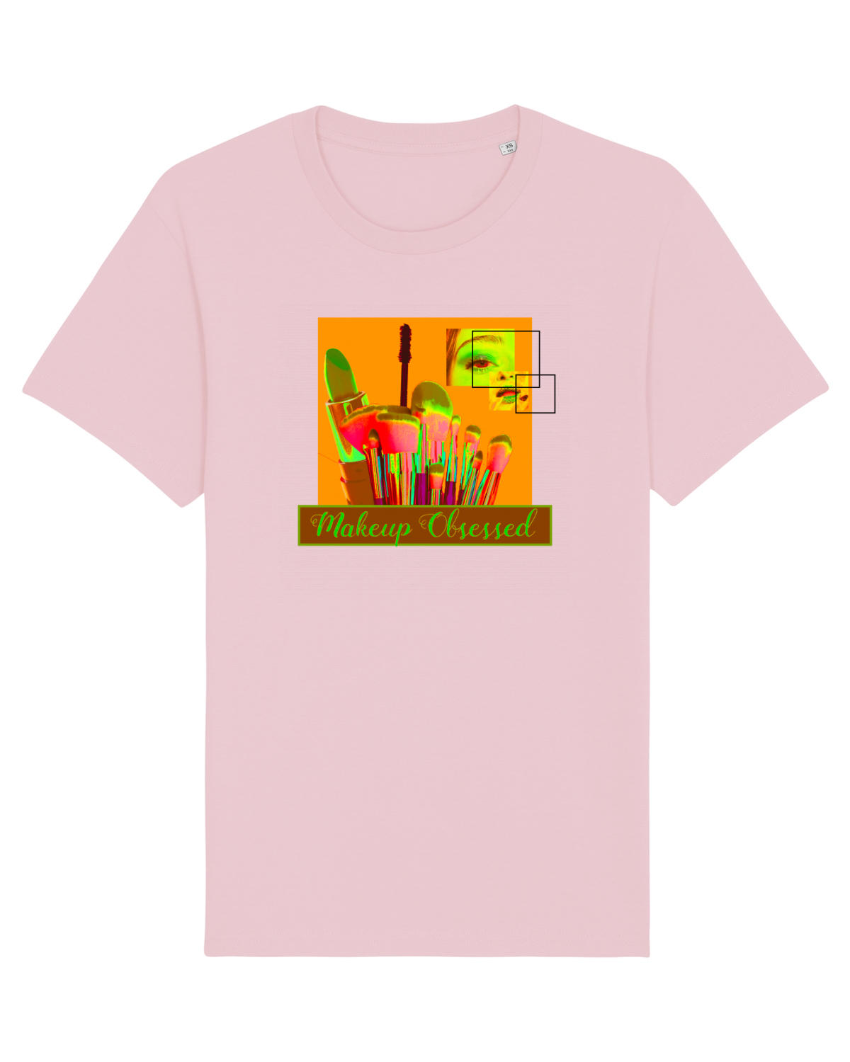 Tricou mânecă scurtă Unisex Rocker Cotton Pink