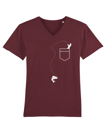 Pocket fishing Burgundy