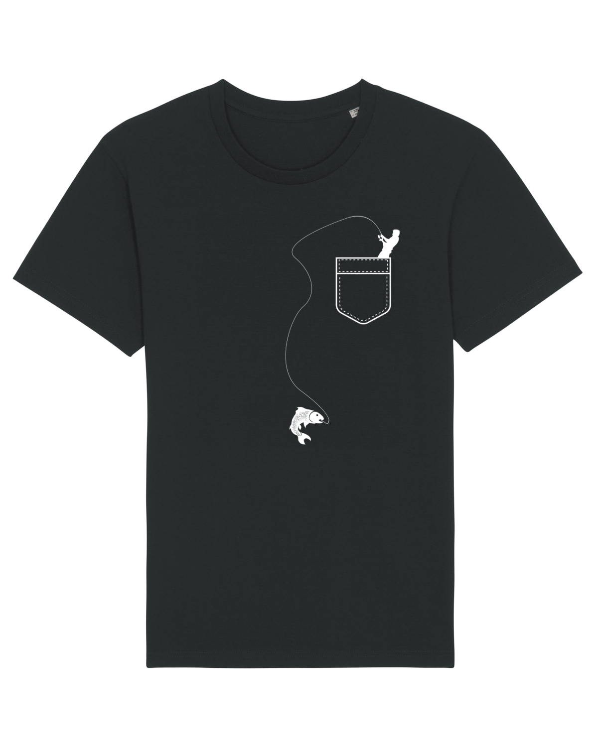Tricou mânecă scurtă Unisex Rocker Black