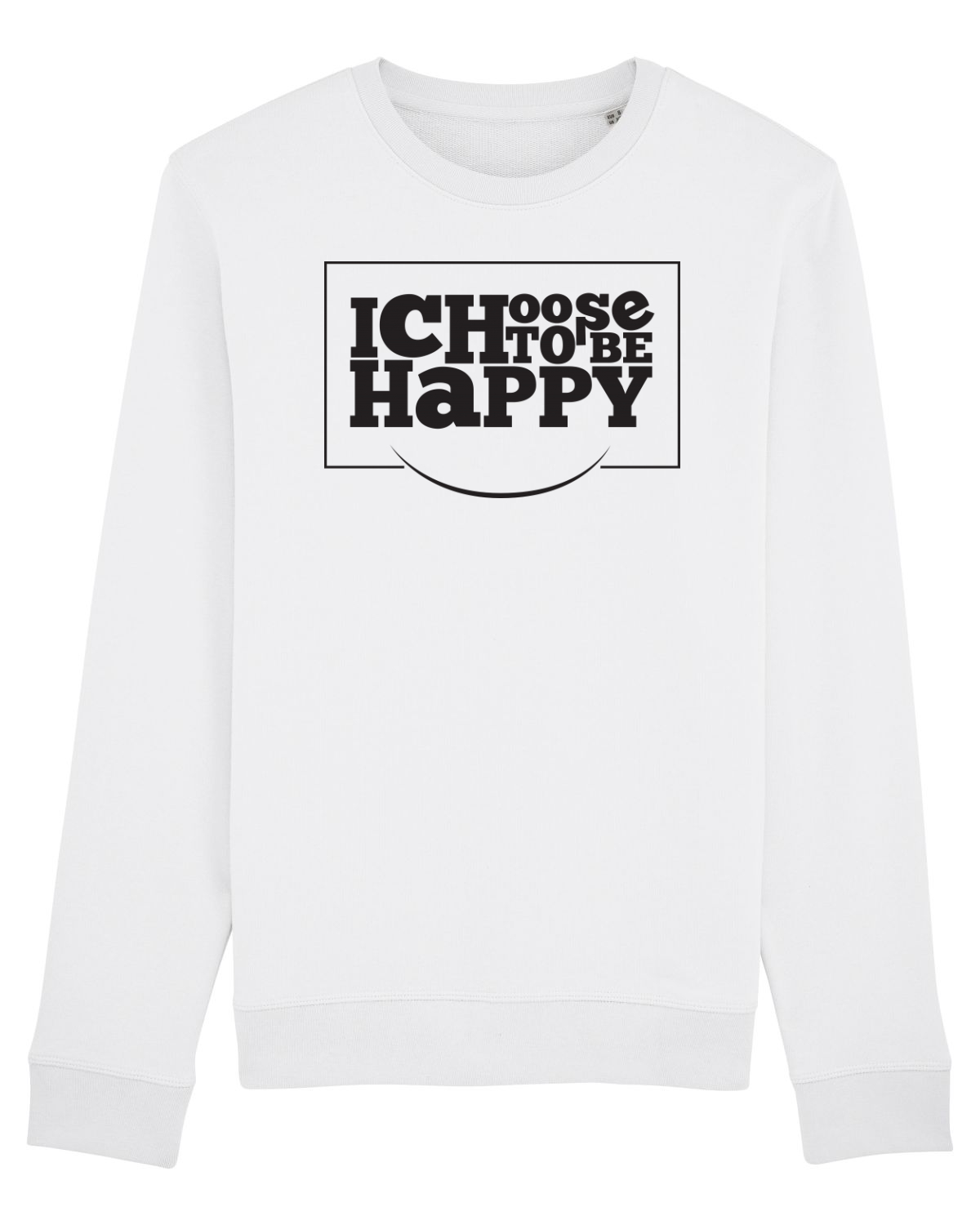 Bluză mânecă lungă Unisex Rise White