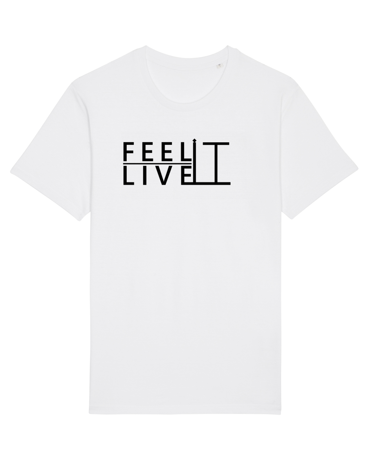 Tricou mânecă scurtă Unisex Rocker White