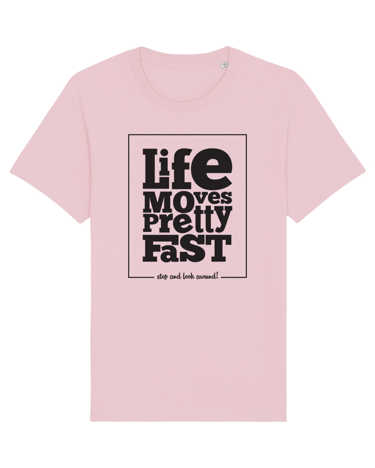 Tricou mânecă scurtă Unisex Rocker Cotton Pink
