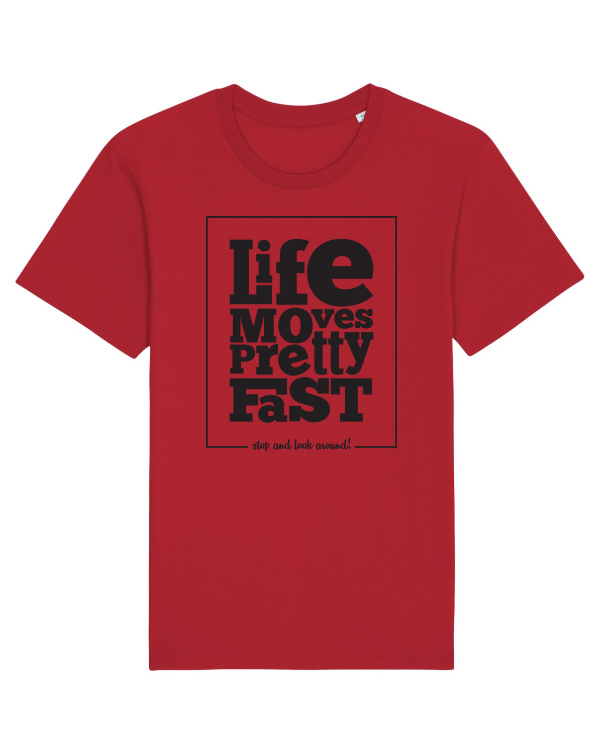 Tricou mânecă scurtă Unisex Rocker Red
