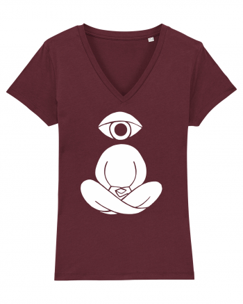 Ochi meditativ Burgundy