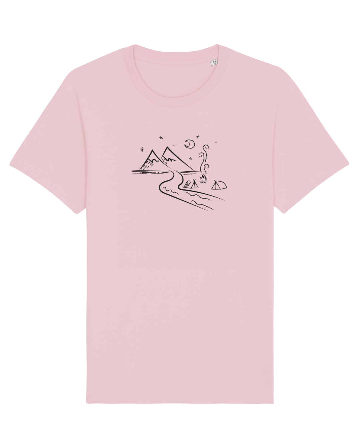 Tricou mânecă scurtă Unisex Rocker Cotton Pink