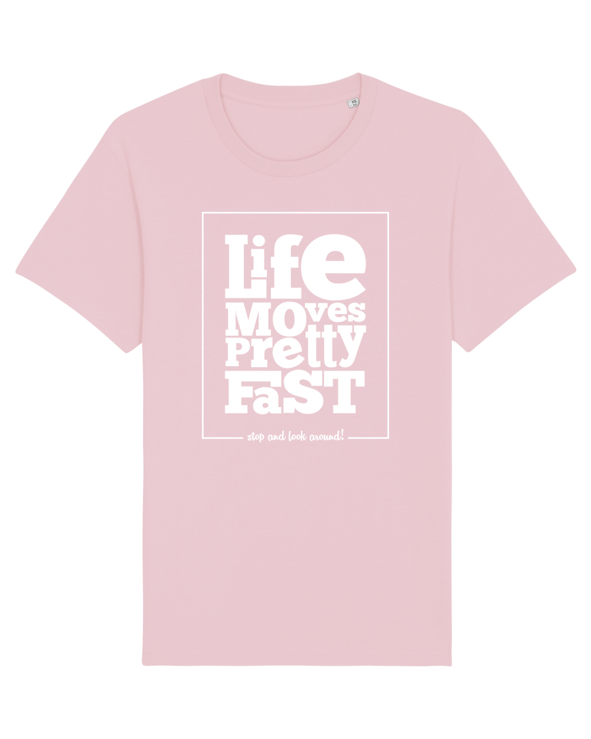 Tricou mânecă scurtă Unisex Rocker Cotton Pink