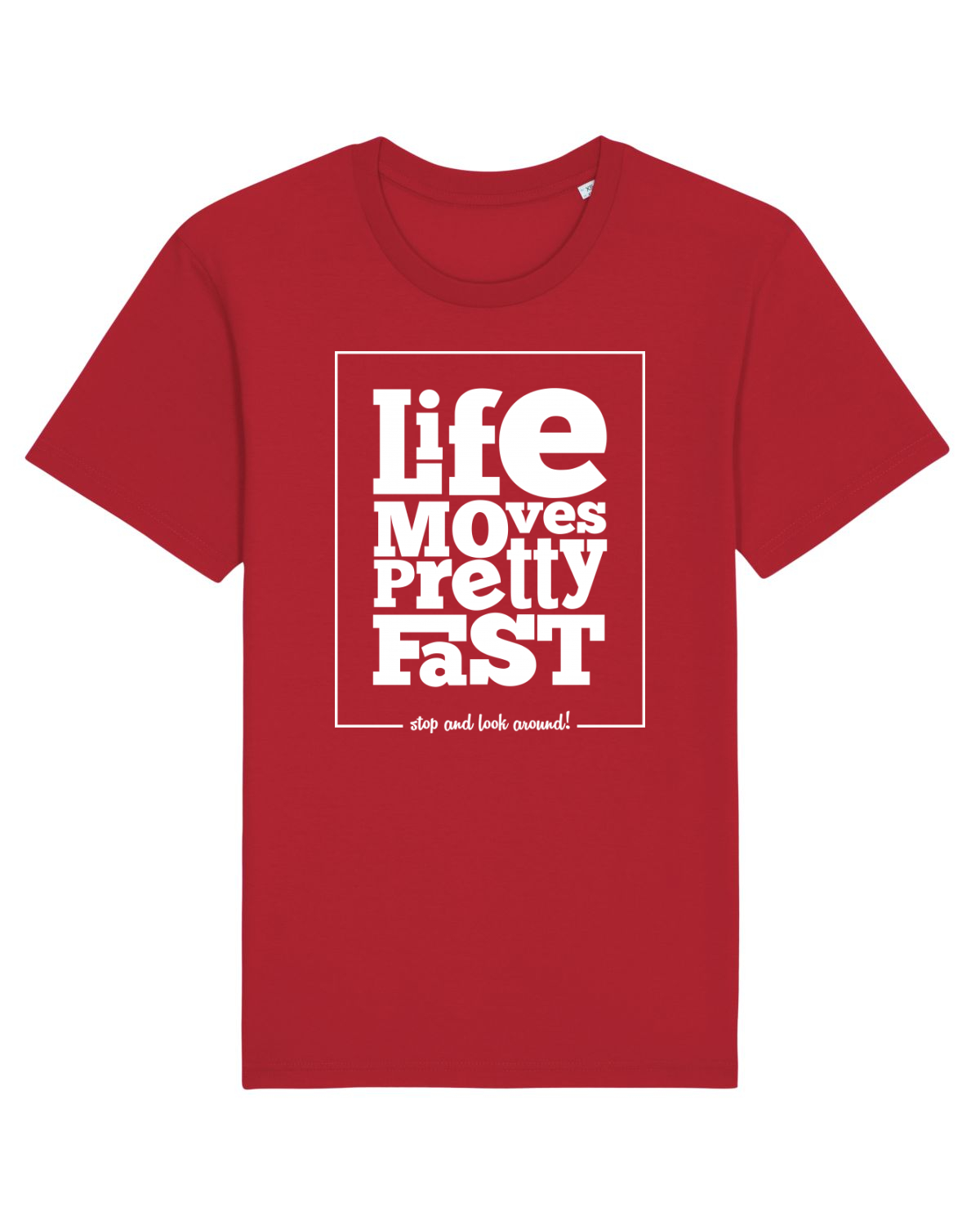 Tricou mânecă scurtă Unisex Rocker Red