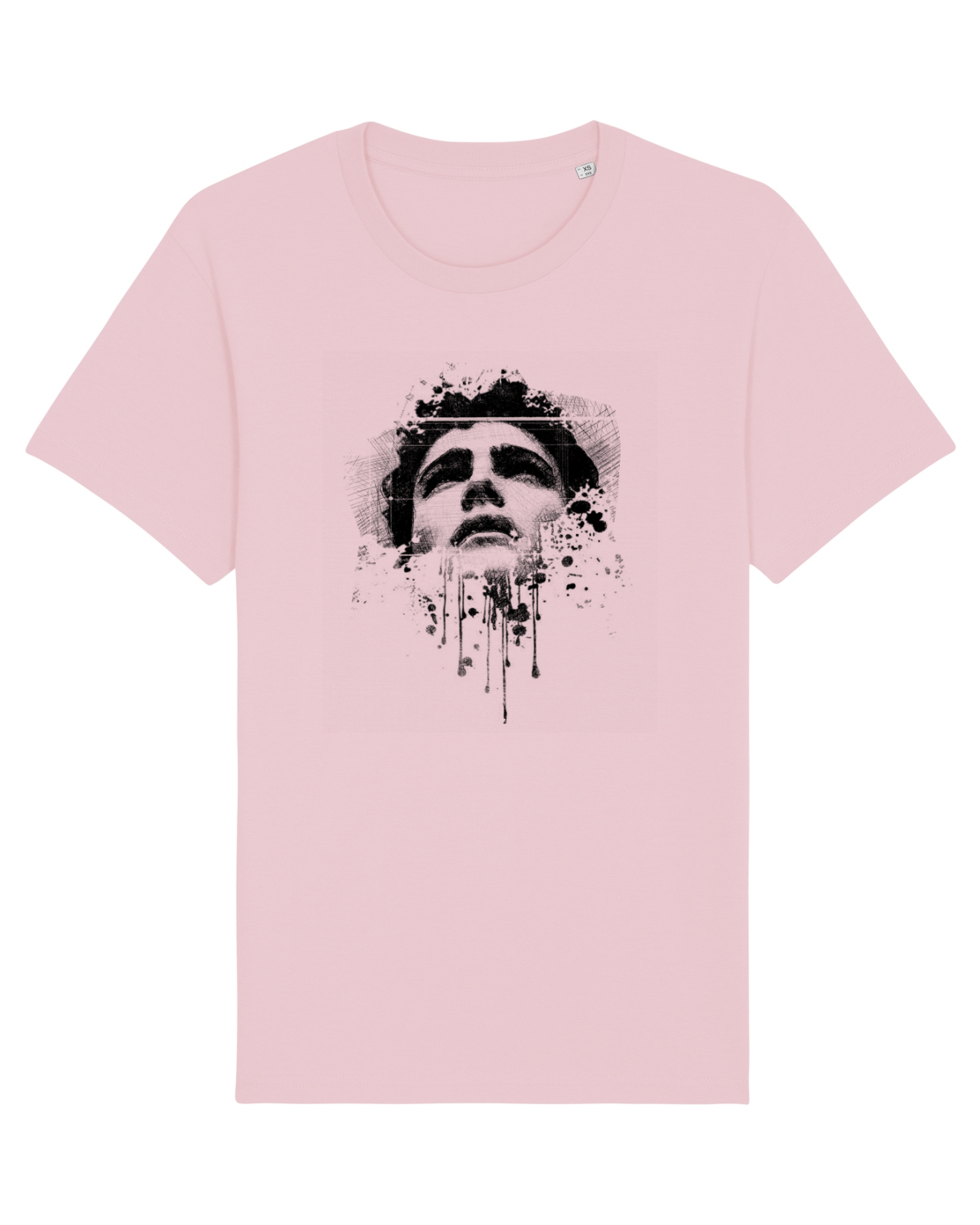 Tricou mânecă scurtă Unisex Rocker Cotton Pink