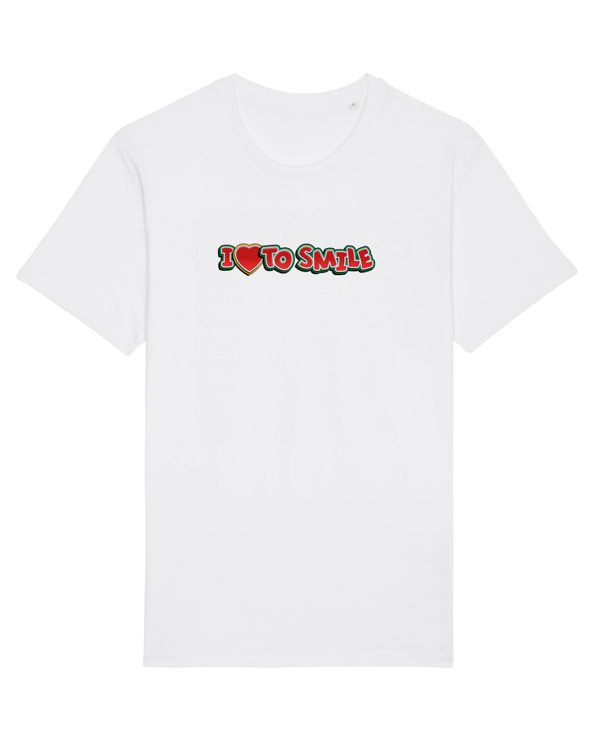 Tricou mânecă scurtă Unisex Rocker White