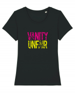 Vanity Unfair Tricou mânecă scurtă guler larg fitted Damă Expresser