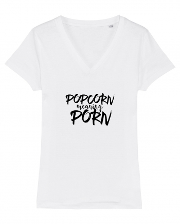 Popcorn meaning Porn White