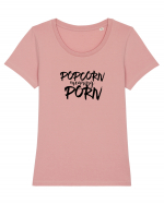 Popcorn meaning Porn Tricou mânecă scurtă guler larg fitted Damă Expresser