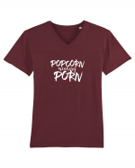 Popcorn meaning Porn Tricou mânecă scurtă guler V Bărbat Presenter