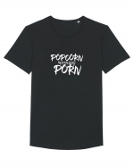 Popcorn meaning Porn Tricou mânecă scurtă guler larg Bărbat Skater