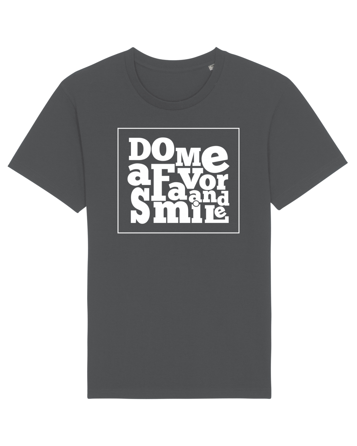 Tricou mânecă scurtă Unisex Rocker Anthracite