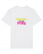 Popcorn meaning Porn Tricou mânecă scurtă Unisex Rocker