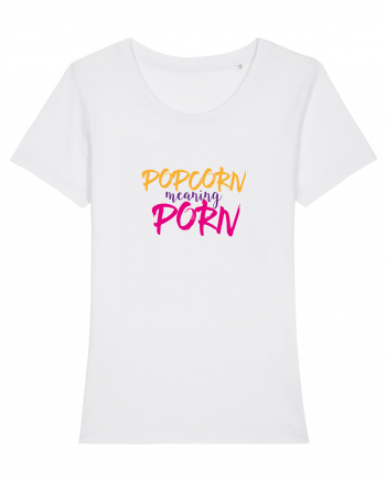 Popcorn meaning Porn White