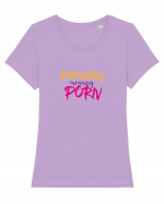 Popcorn meaning Porn Tricou mânecă scurtă guler larg fitted Damă Expresser