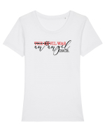 The Devil was an Angel once Tricou mânecă scurtă guler larg fitted Damă Expresser