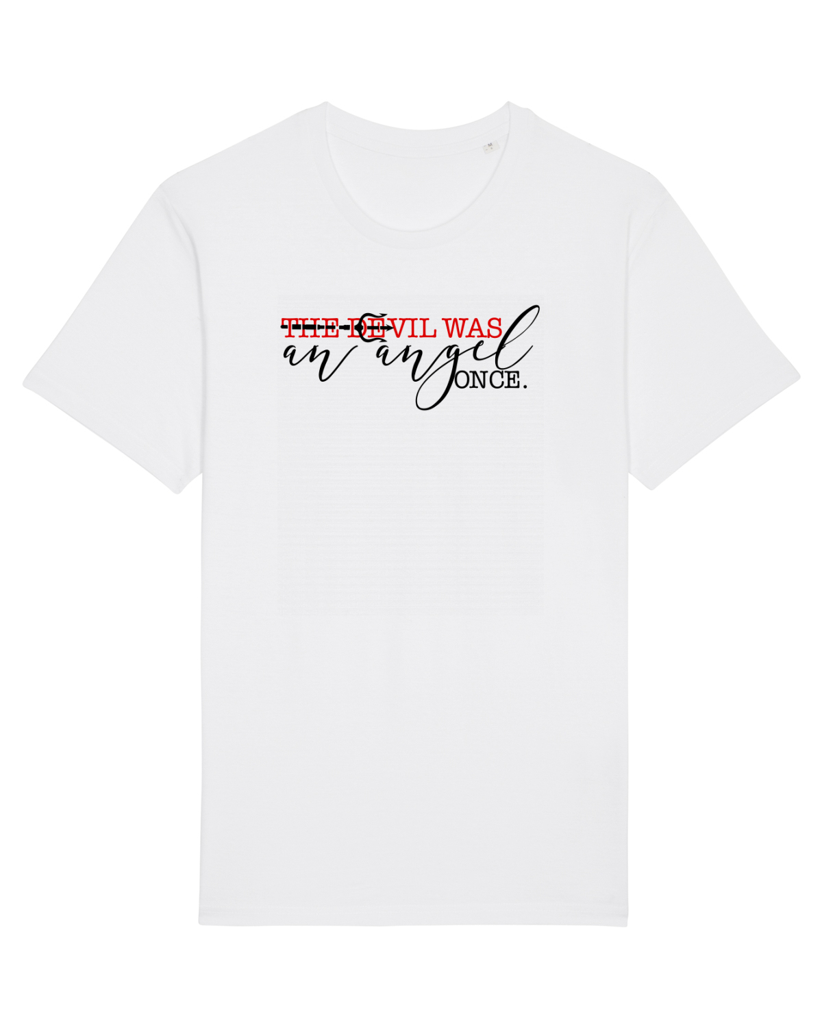 Tricou mânecă scurtă Unisex Rocker White