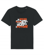 Black future Tricou mânecă scurtă Unisex Rocker