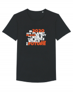Black future Tricou mânecă scurtă guler larg Bărbat Skater