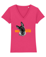 My best friend is a maligator Tricou mânecă scurtă guler V Damă Evoker