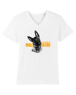 My best friend is a maligator Tricou mânecă scurtă guler V Bărbat Presenter
