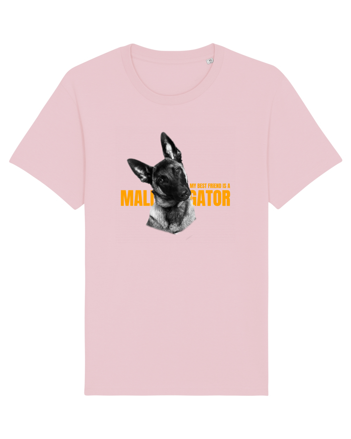Tricou mânecă scurtă Unisex Rocker Cotton Pink