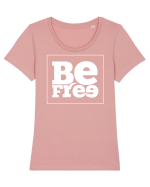Libertate Tricou mânecă scurtă guler larg fitted Damă Expresser
