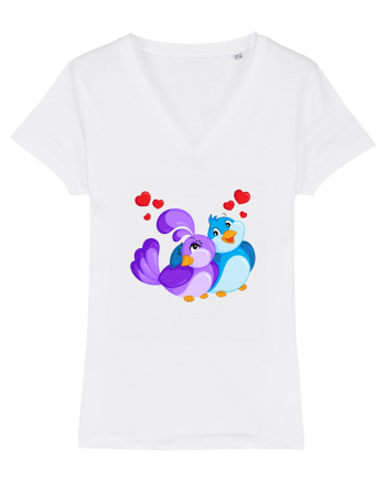 Love birds :) White