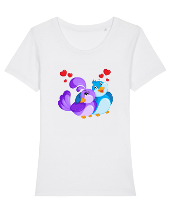 Love birds :) White