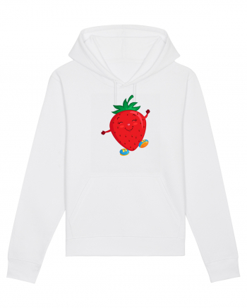 Happy strawberry :) White