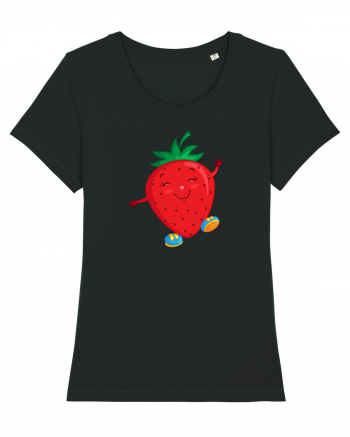 Happy strawberry :) Black