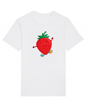 Happy strawberry :) Tricou mânecă scurtă Unisex Rocker