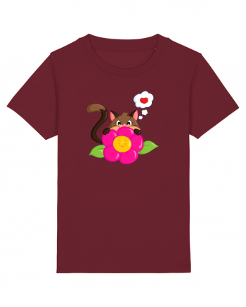 Flower kitty :) Burgundy