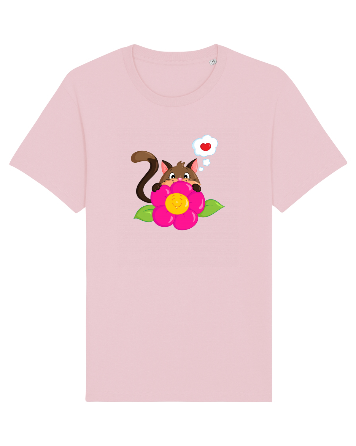 Tricou mânecă scurtă Unisex Rocker Cotton Pink
